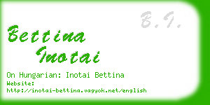 bettina inotai business card
